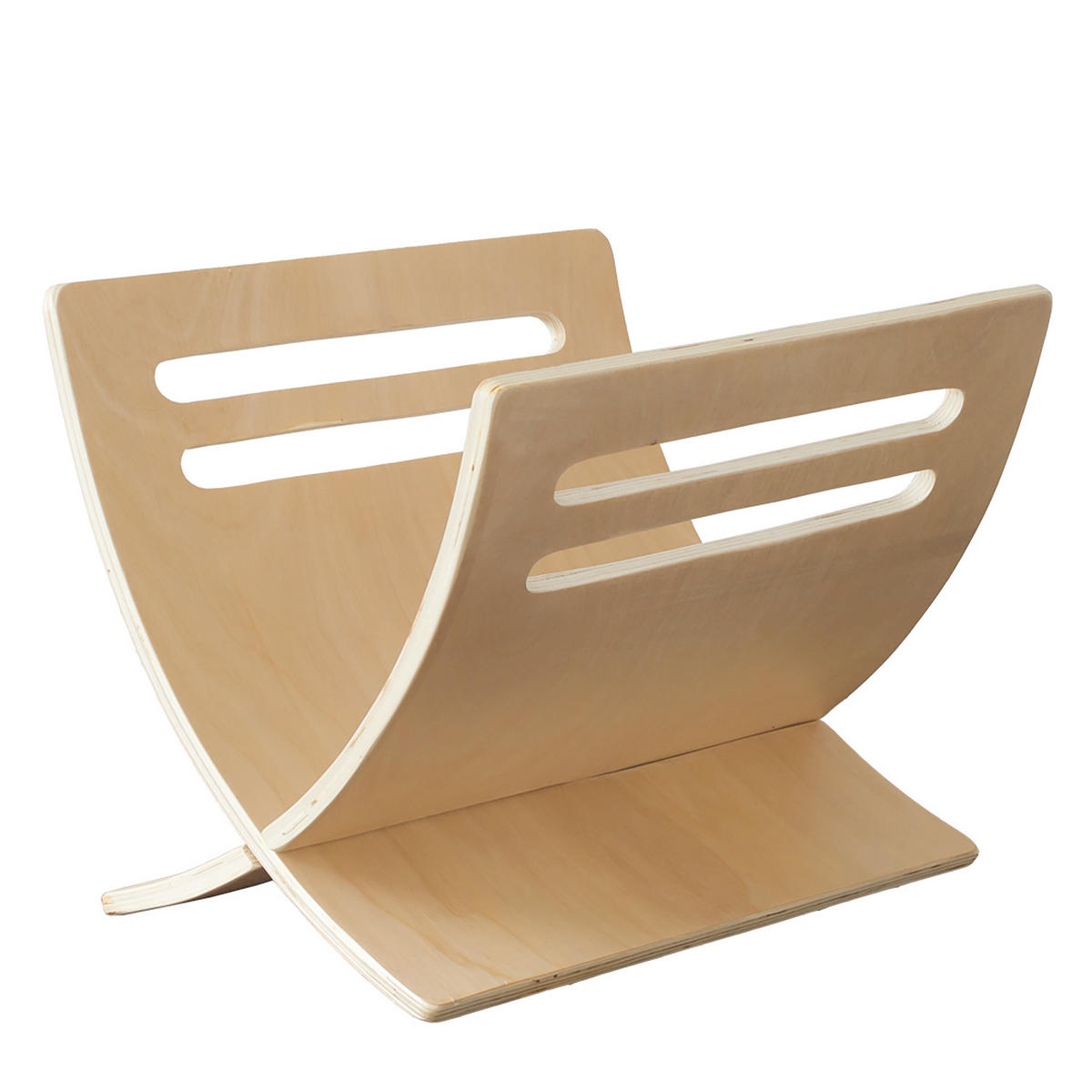 ZEITUNGSSTÄNDER Holz Natur - Braun, Holz (30/29/36cm) - Homestyle4u