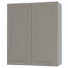 KÜCHENHÄNGESCHRANK Kvantum W4/80 Beige Matt / Grau Matt 80 / 32,5 / 96cm - Beige/Grau, Holz/Holzwerkstoff (80/96/32.5cm) - Feldmann-Wohnen
