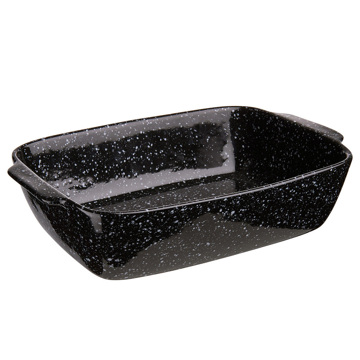 AUFLAUFFORM (4er Set) Au Gratin - Schwarz, Keramik (31/21/8cm) - Butlers