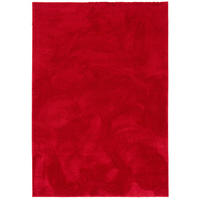 HOCHFLOR LANGFLOR SUPER SOFT TEPPICH SILKY - Weinrot, Textil (140/200cm) - Pergamon