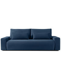 3-SITZER SCHLAFSOFA MOLLIS, Corduroy, Marine - Dunkelblau, Holz/Holzwerkstoff (250/93/108cm) - KONSIMO®