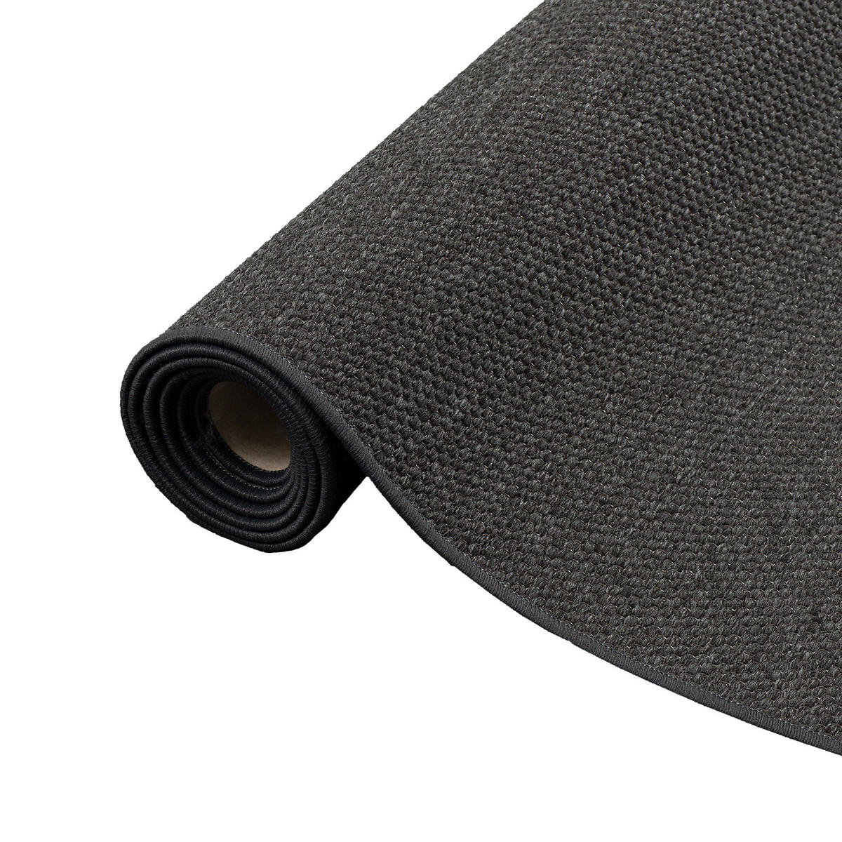 FLACHGEWEBE NATUR TEPPICH BENTZON - Anthrazit, Textil (80/160cm) - Snapstyle