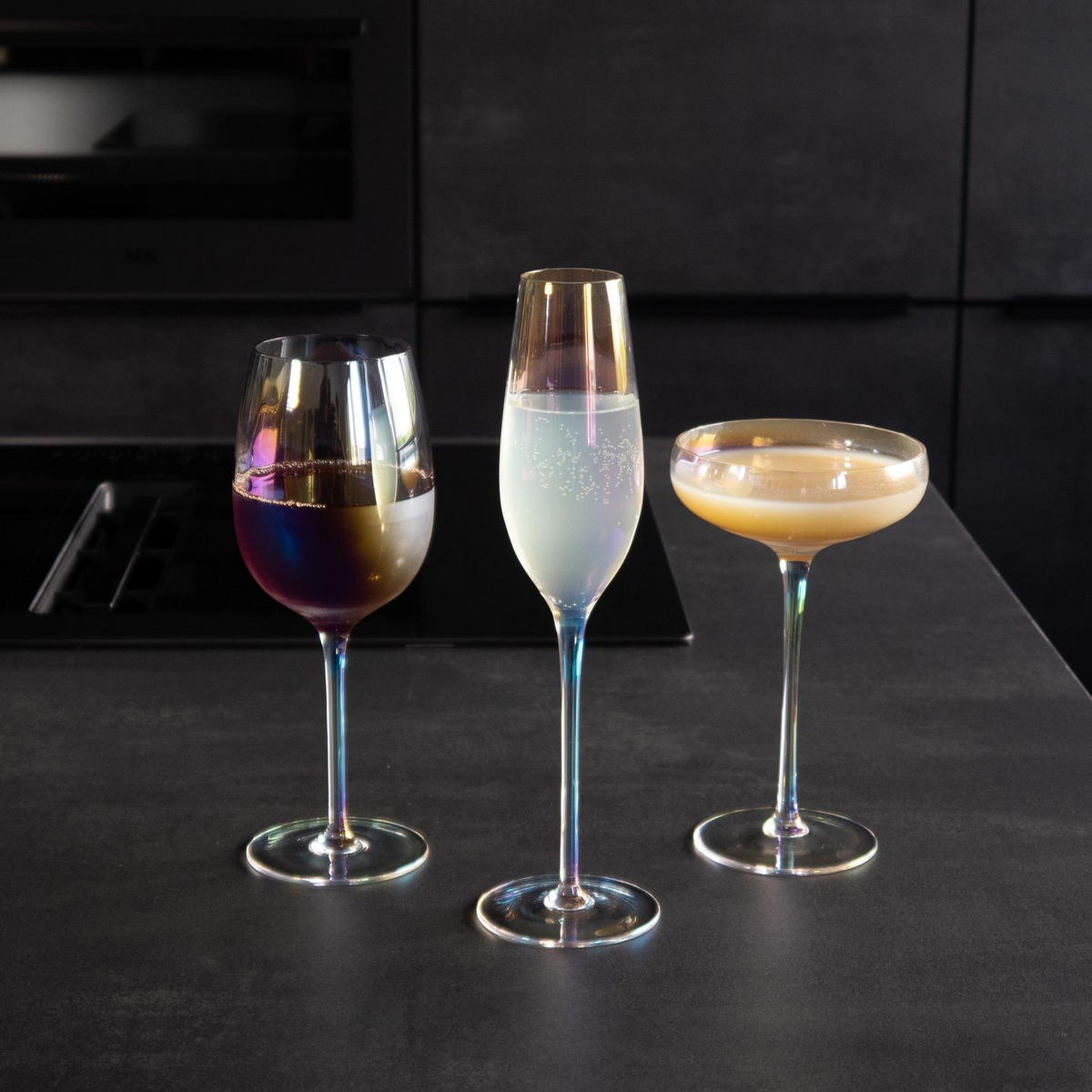 SEKTGLAS-SET 200 ml (6-tlg.) - Transparent, Glas (0.2L) - Intirilife