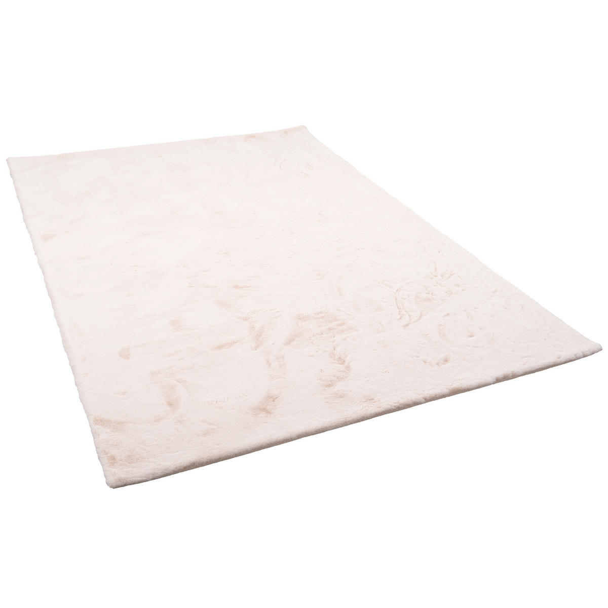 FELLTEPPICH LUXUS SUPER SOFT PLUSH - Creme, Textil (140/180cm) - Pergamon