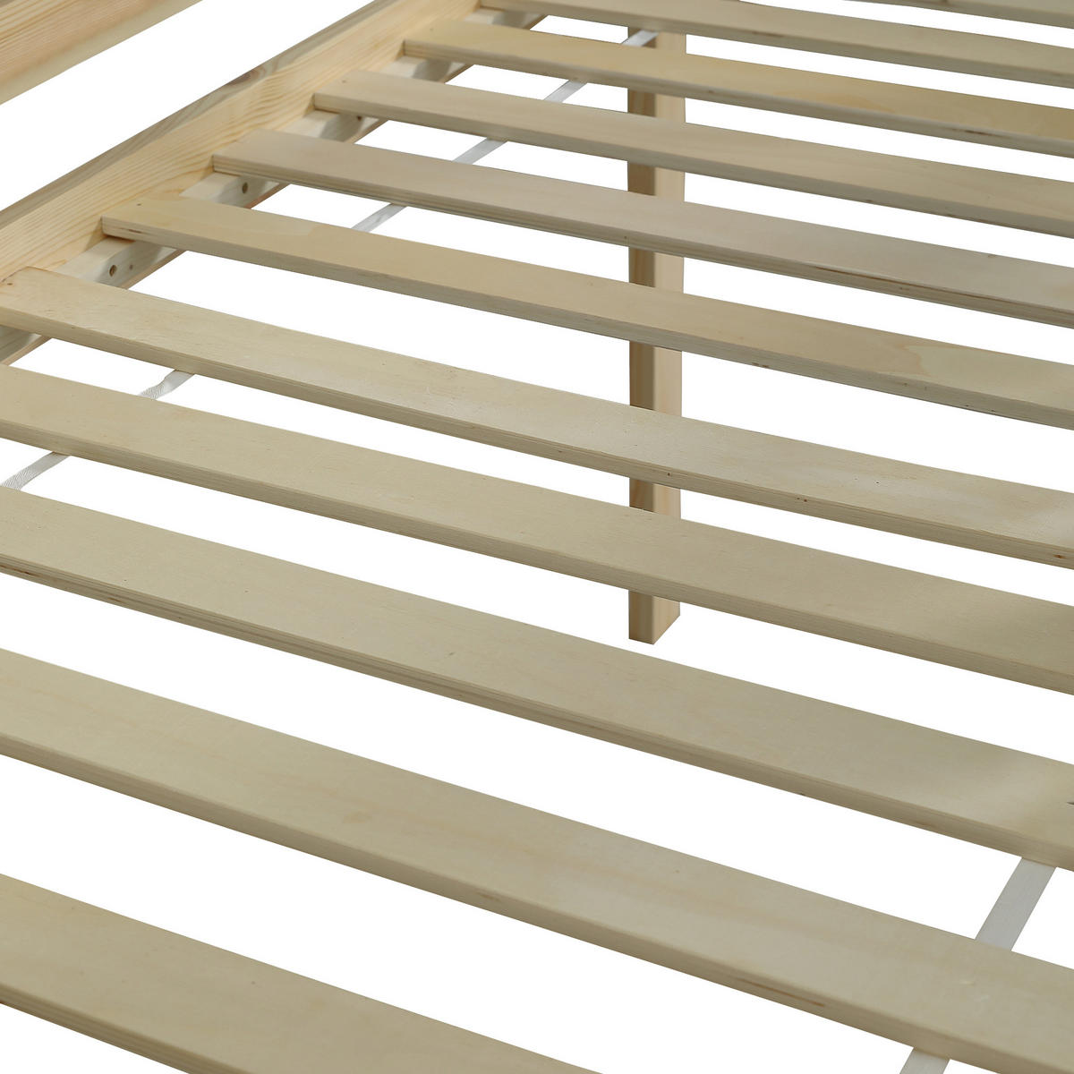 HOCHBETT 90/200 mit Dachdesign Fallschutz und Schrägleiter in Weiß und Natur - Weiß/Naturfarben, Holz/Holzwerkstoff (90/200cm) - EVRYAE