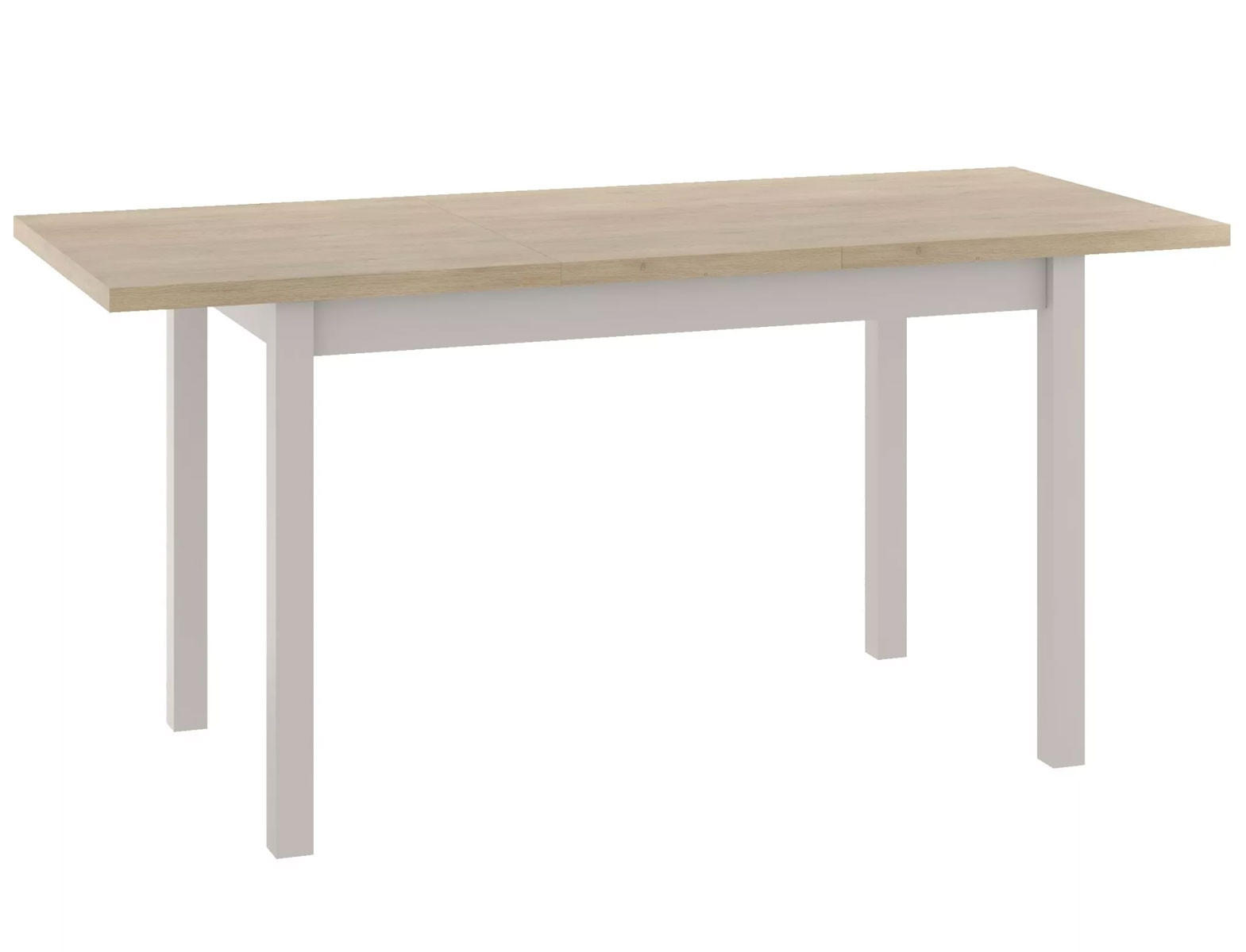 ESSTISCH Adam Eiche Sonoma / Kaschmir 120-160 / 68 / 75cm - Beige/Sonoma Eiche, Holz/Holzwerkstoff (68/160/75cm) - Feldmann-Wohnen