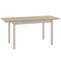 ESSTISCH Adam Eiche Sonoma / Kaschmir 120-160 / 68 / 75cm - Beige/Sonoma Eiche, Holz/Holzwerkstoff (68/160/75cm) - Feldmann-Wohnen