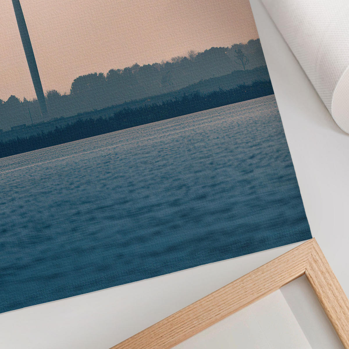 POSTER - 29x42 cm - Mana - Ein friedliches Panorama - Creme, Textil (29/42/0.1cm) - TULUP
