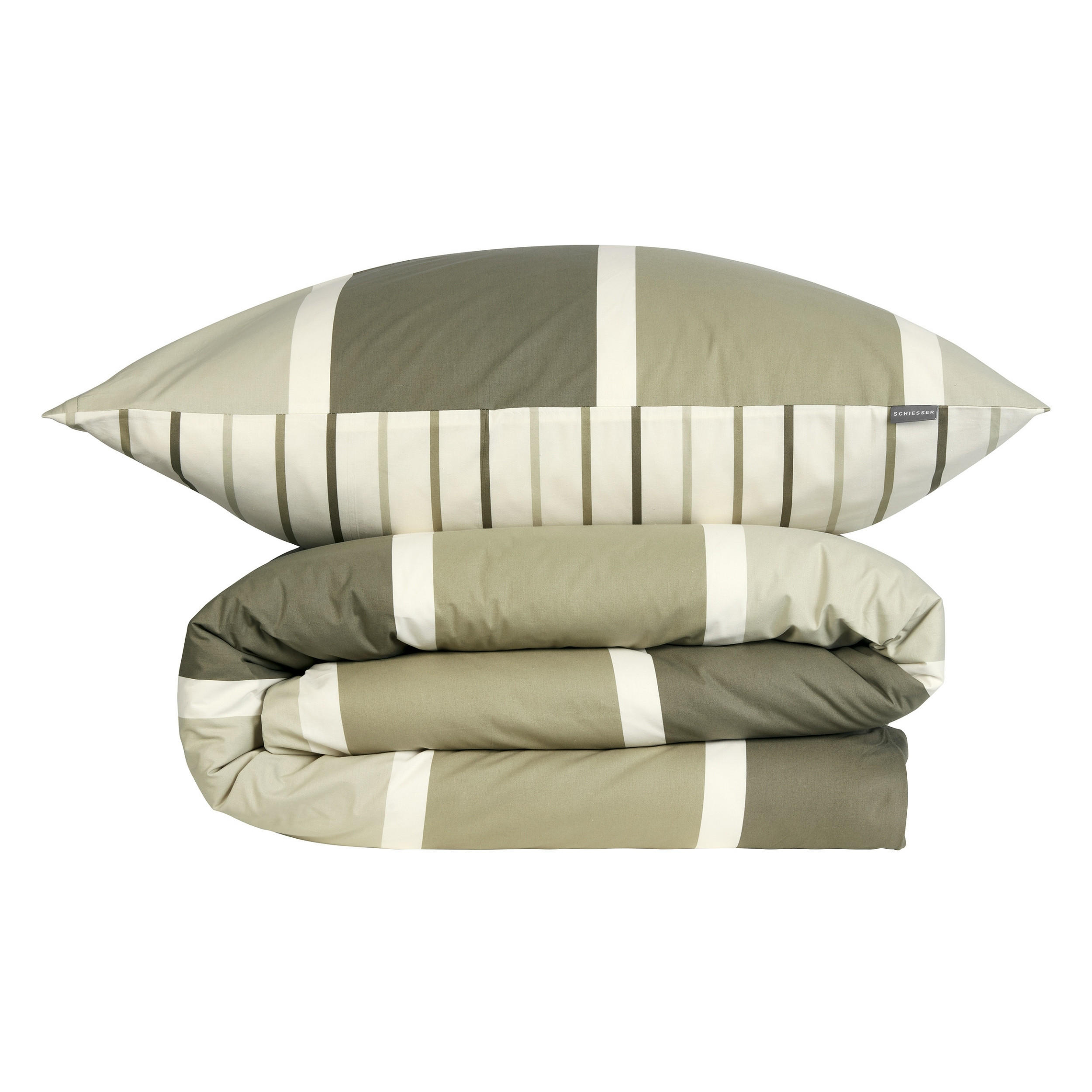 BETTWÄSCHESET Brody - Renforcé - 2-teilig - 135 x 200 cm - Grün - Grün, Textil (135/200cm) - SCHIESSER