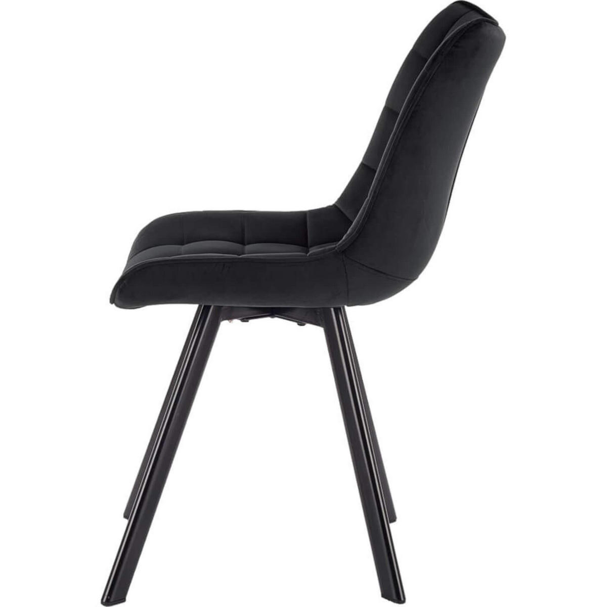 STUHL MODI K332 - Schwarz, Holzwerkstoff/Metall (46/84/61cm) - Meblini