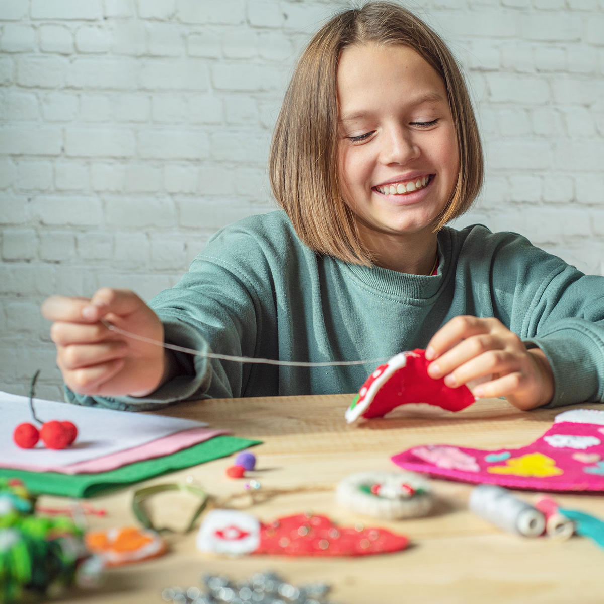 BASTELFILZ 80 Blatt - Gelb, Textil (30/30cm) - Miqio Design