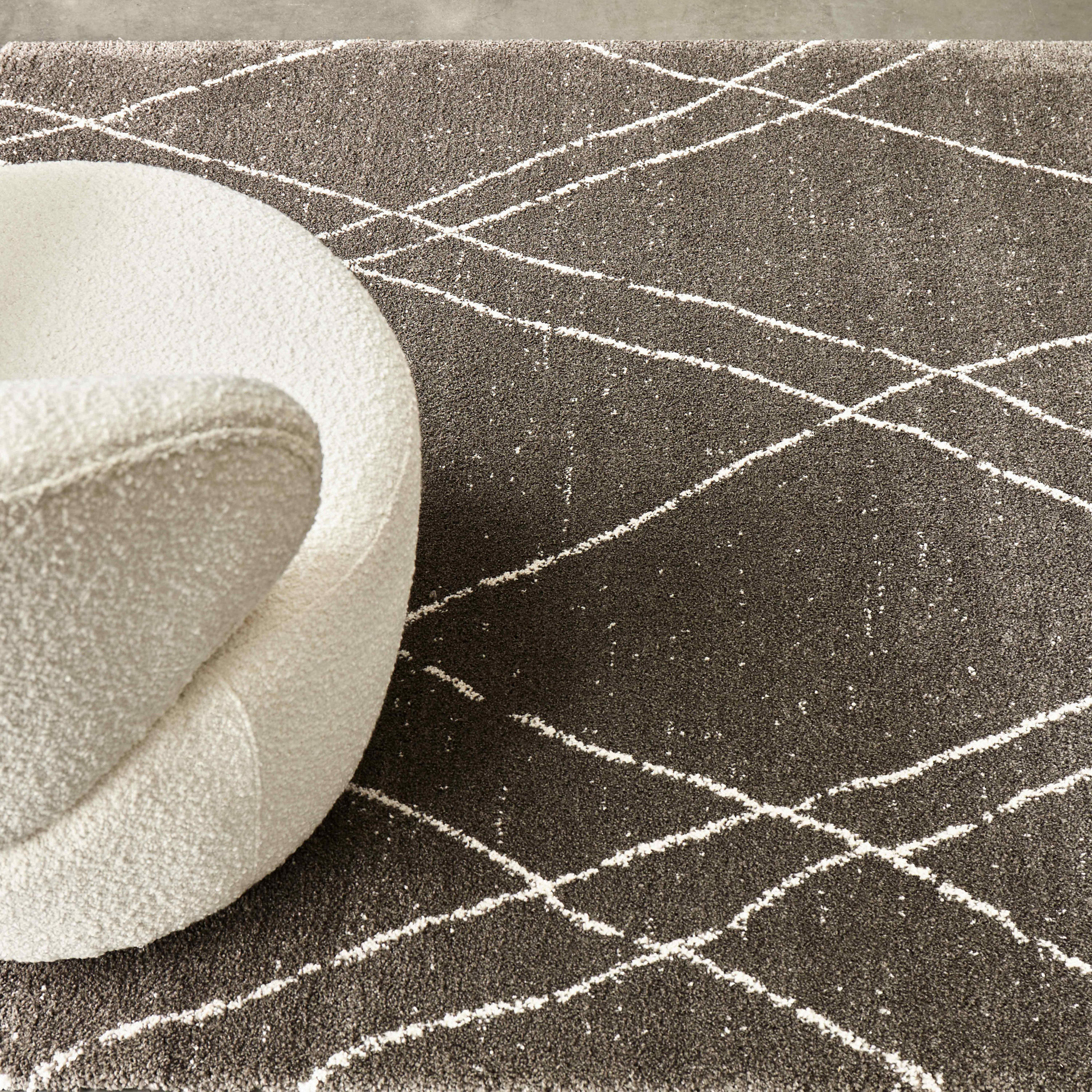 Thumbnail - Oviala Teppich,, Dunkelgrau, Textil, 230x160 cm, Teppiche & Böden, Teppiche