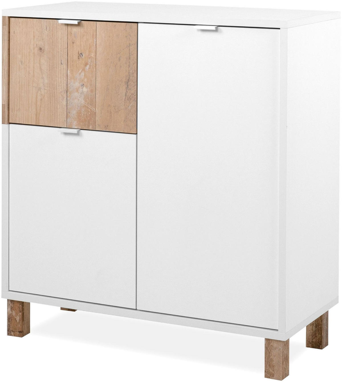 KOMMODE Menorca 79/86/35 cm Old Style,Weiß - Weiß, Holzwerkstoff (79/86/35cm) - Finori GmbH