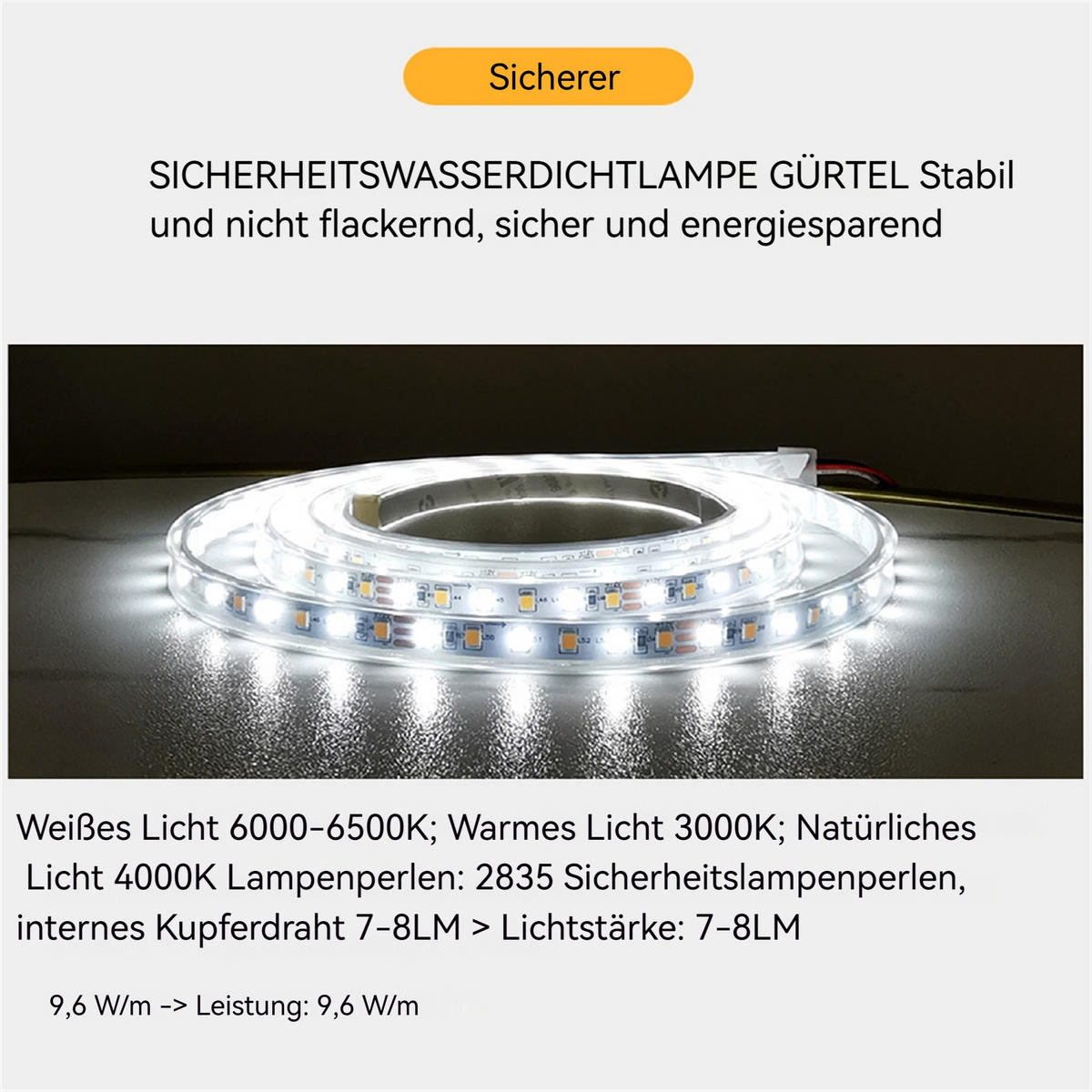 LED Badezimmerspiegel 60x120x3cm Silber mit Touch-Display,3 Lichtfarben,Entspiegelung - Silberfarben, Glas (60/120/3cm) - Modfu