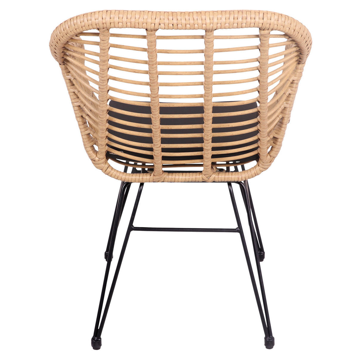SESSEL Cinta Braun 2er-Set - Braun, Kunststoff (56/84/60cm) - Happy Garden