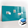 MAGNETTAFEL 120x60 Marineblau schwarzer Marker - Mintgrün, Glas (120/0.4/60cm) - TULUP