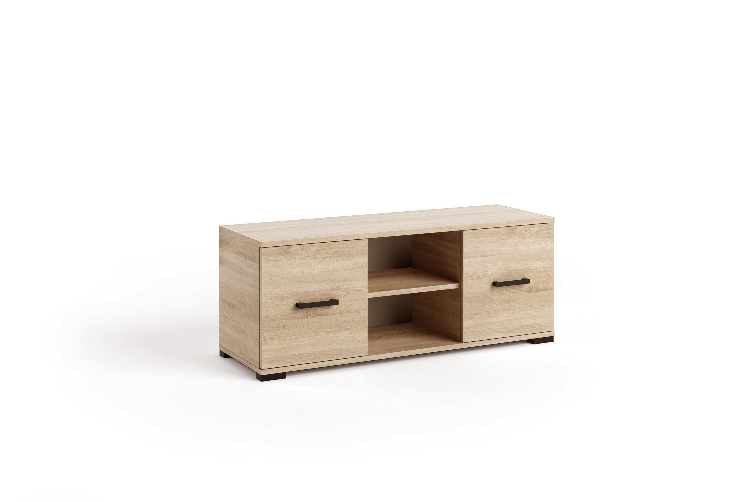 LOWBOARD ALBANO 122/44/40 cm, Sonoma Eiche - Sonoma Eiche, Holzwerkstoff (122/44/40cm) - MASSENO