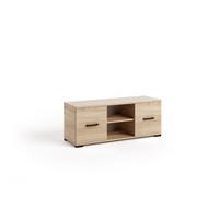 LOWBOARD ALBANO 122/44/40 cm, Eiche Artisan - Eiche Artisan, Holzwerkstoff (122/44/40cm) - MASSENO
