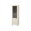 VITRINE Mossa MO03 - Kaschmir/Goldfarben, Holzwerkstoff/Kunststoff (60/194/40cm) - MIRJAN24