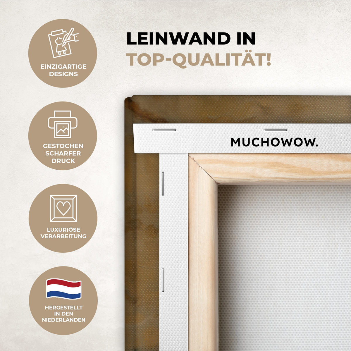 LEINWANDBILD Oliven - Stilleben - Vintage Wandbilder 80x60 cm - Olivgrün, Textil (80/60cm) - MuchoWow