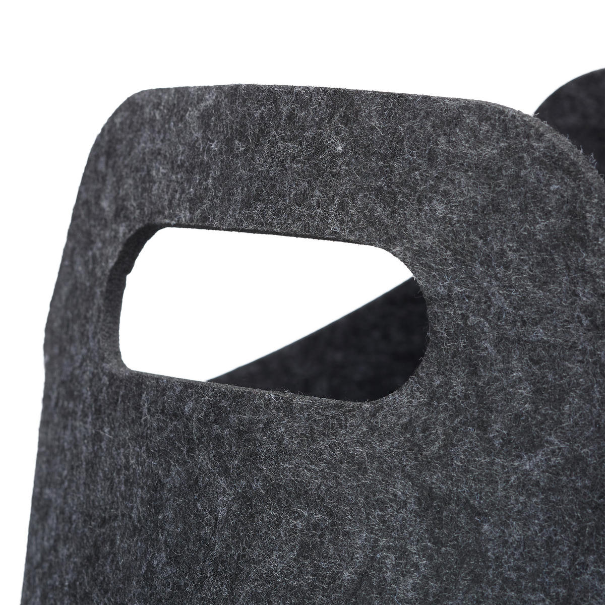 KAMINHOLZTASCHE - Anthrazit, Textil (23/39.5/40cm) - Relaxdays