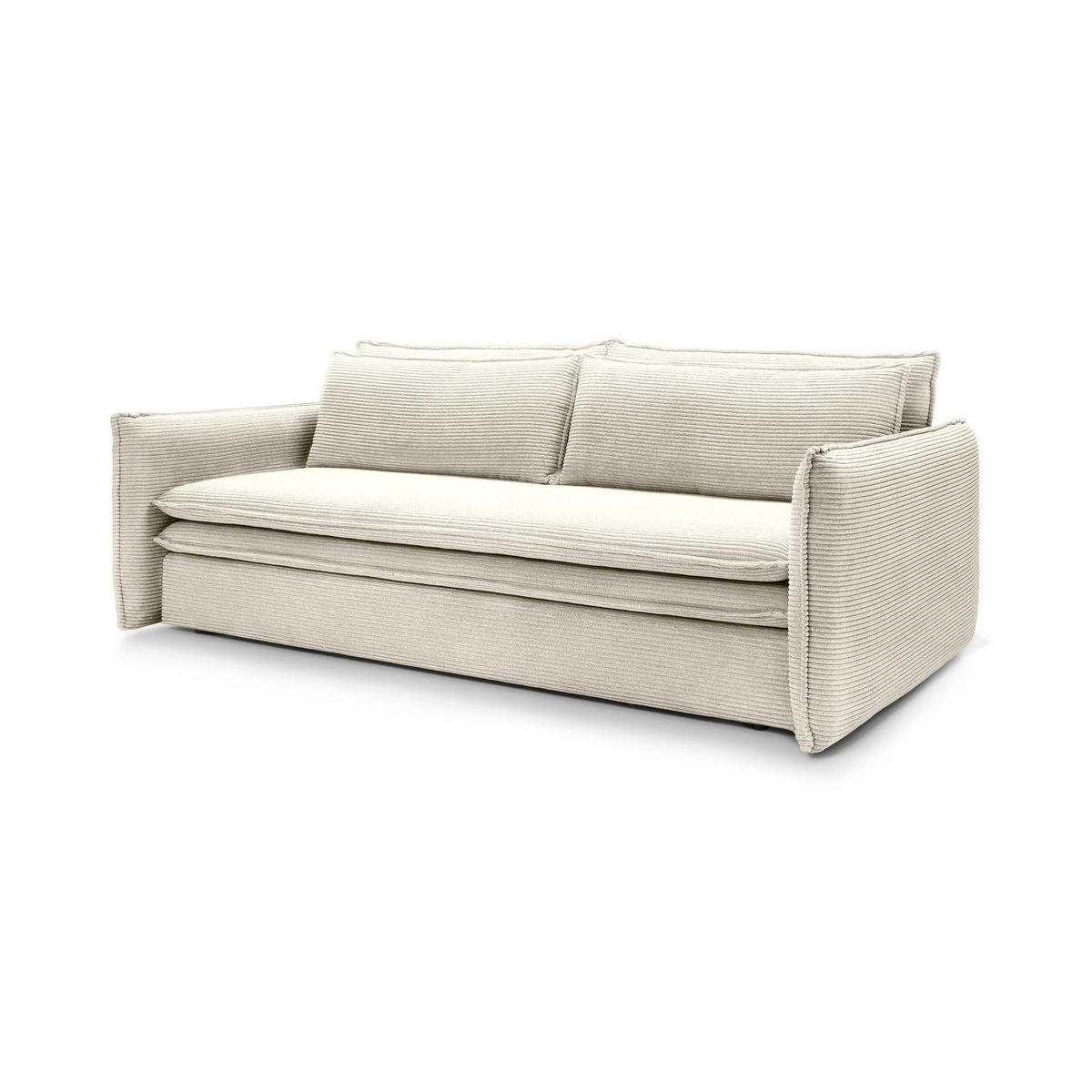 SOFA Lily Ecru - Ecru, Textil (240/82/95cm) - Pillovely