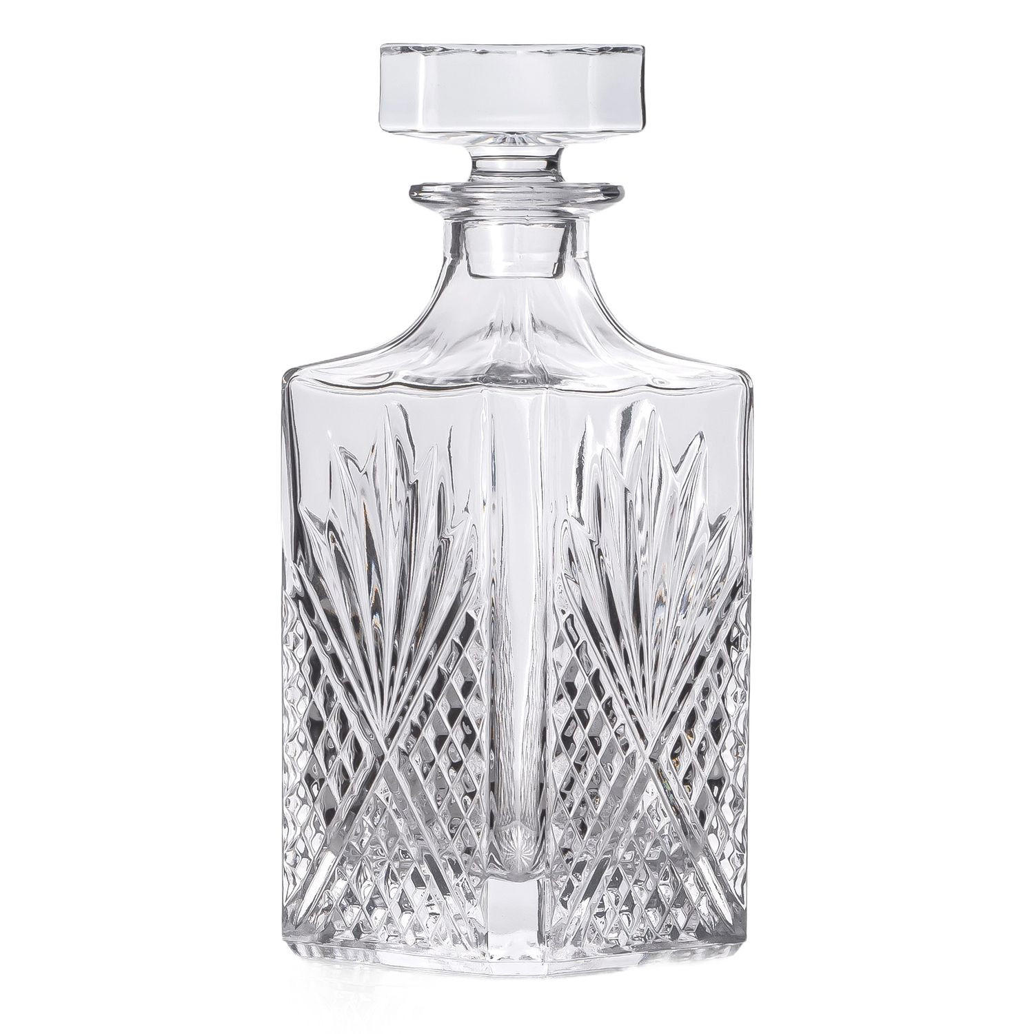 WHISKEY KARAFFE 800 ml - Transparent, Glas (0.8L) - Intirilife
