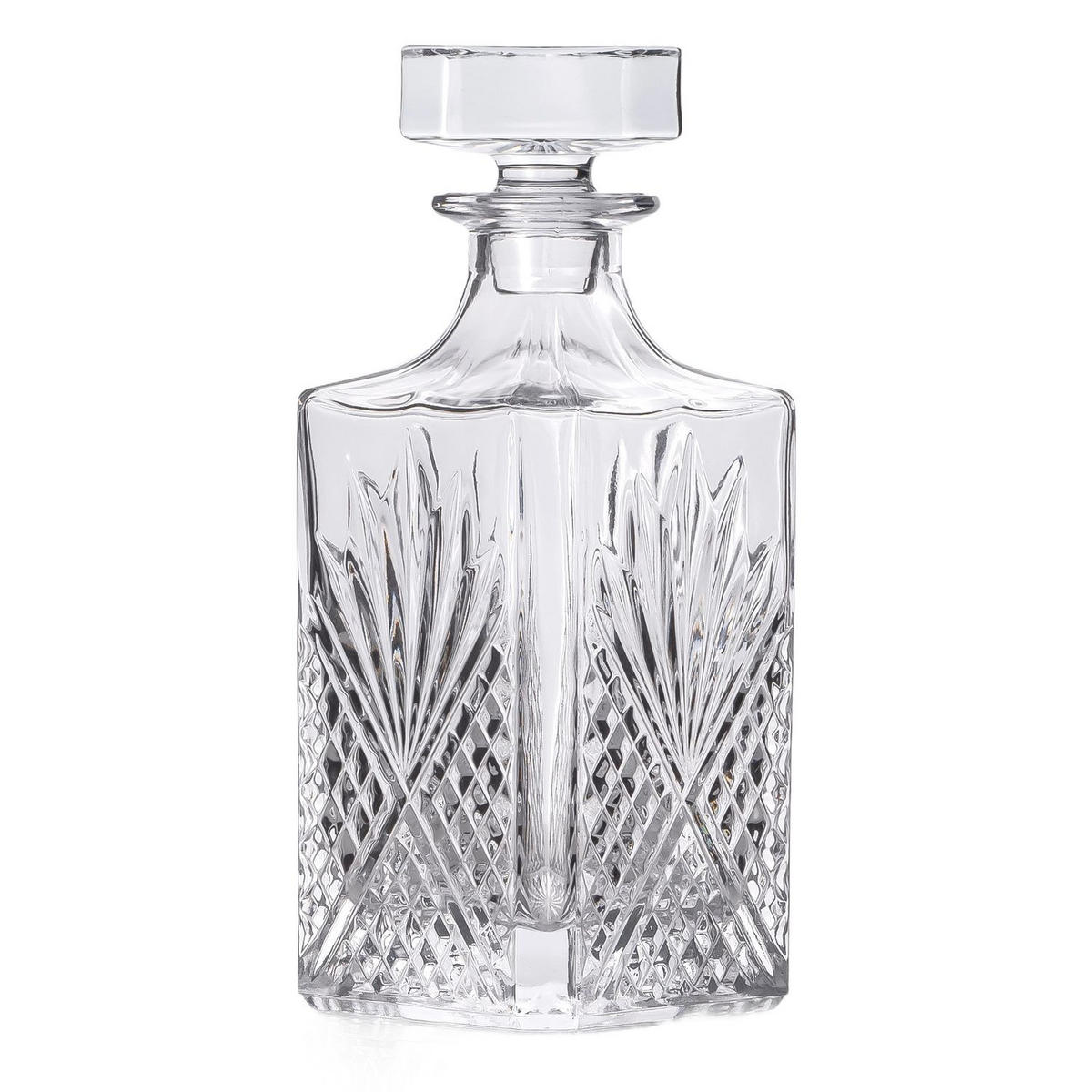 WHISKEY KARAFFE 800 ml - Transparent, Glas (0.8L) - Intirilife