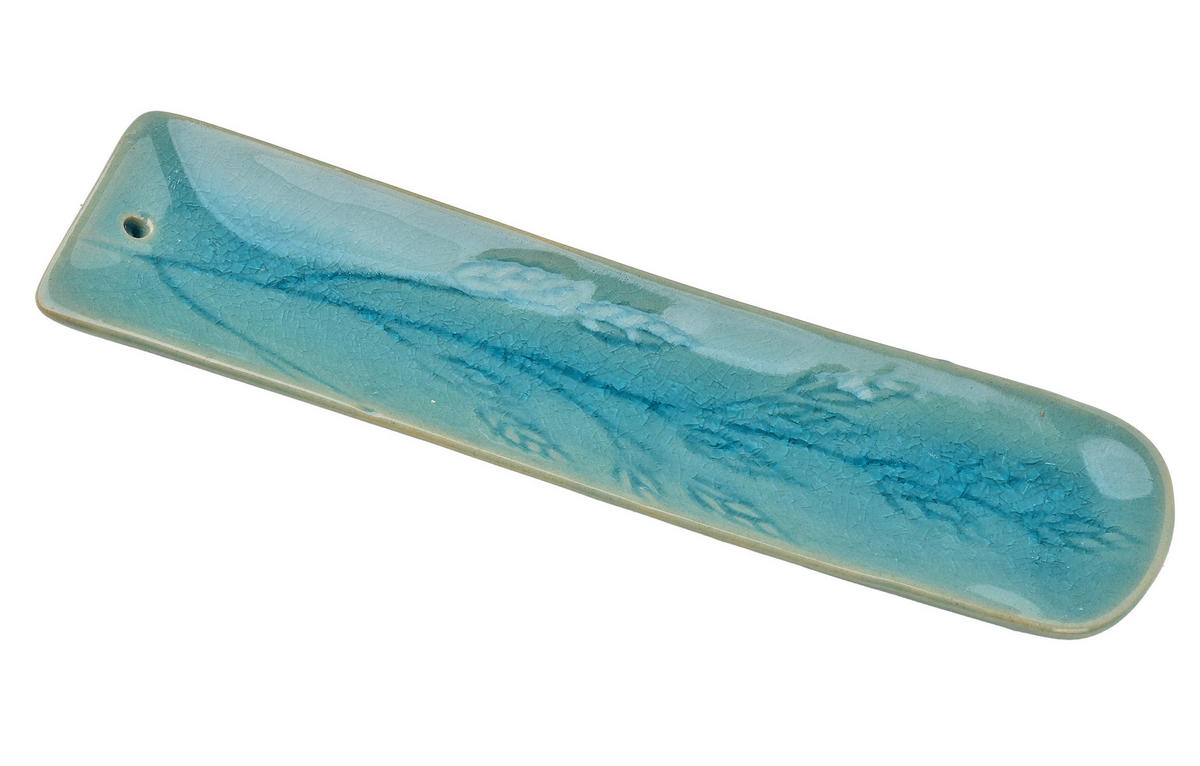 STÄBCHENHALTER Basic Blau 5.5/1.5/21.5 cm Keramik - Hellblau, Keramik (1.5/21.5/5.5cm) - Mondex