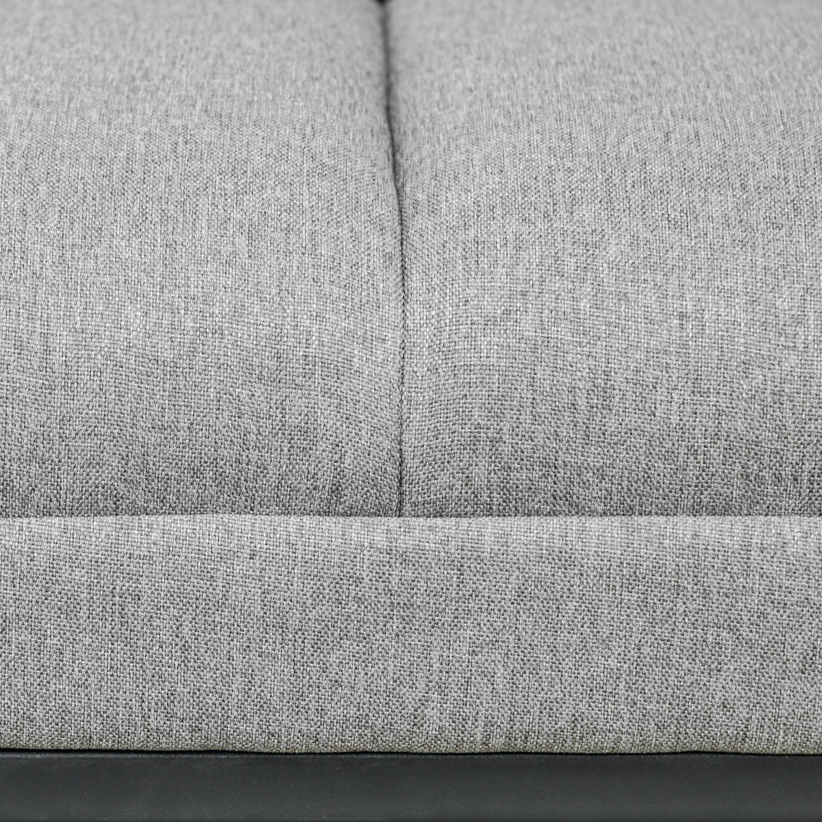 SITZBANK DE-09086 mit Metallbeinen Hellgrau - Hellgrau, Metall (120/45.5/44cm) - ComfortXL
