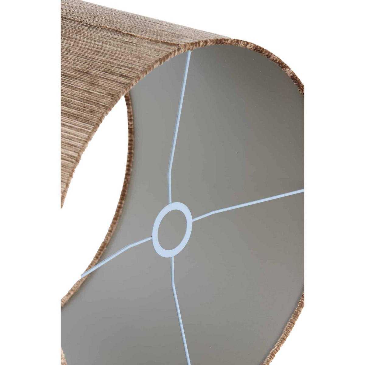 LAMPENSCHIRM Flair Braun 30/30/21 cm - Braun, Textil (30/30/21cm) - Light & Living