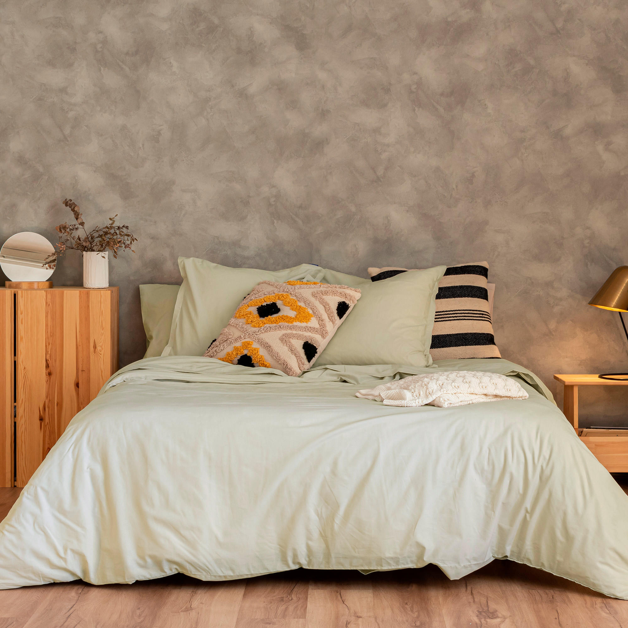 BETTBEZUG basic 240x220 cm (übergrösse) beige - Beige, Textil (240/220cm) - Happy Friday