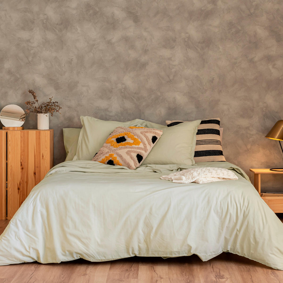 BETTBEZUG basic 220x220 cm (komfortgrösse) beige - Beige, Textil (220/220cm) - Happy Friday