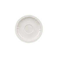ESPRESSOUNTERTASSE Manoir weiß ø 12,2 cm - Weiß, Keramik (12.2cm) - Villeroy & Boch