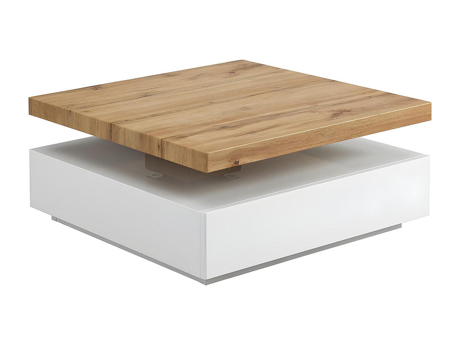 Vente-Unique Couchtisch Weiß 80x36x80 cm