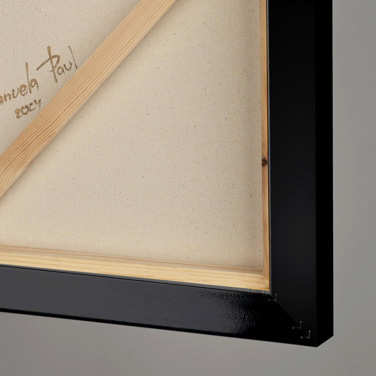 GEMÄLDE Farbige Harmonien Schattenfugenrahmen Schwarz 140x100 cm - Schwarz, Holz (140/100cm) - YS-art gallery