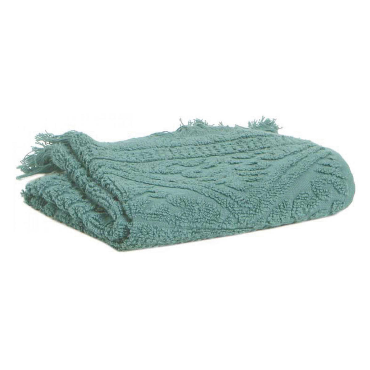 HANDTUCH Zoé graugrün 50 x 100 cm - Türkis, Textil (50/100cm) - Vivaraise