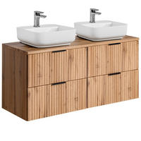 WASCHTISCH Adelaide-56 - Braun, Holzwerkstoff (121/73/47cm) - Lomado