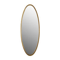 WANDSPIEGEL Matz Spiegel/ Oval 60x160 cm Gold - Bronzefarben, Metall (60/160/3cm) - Housecraft Living