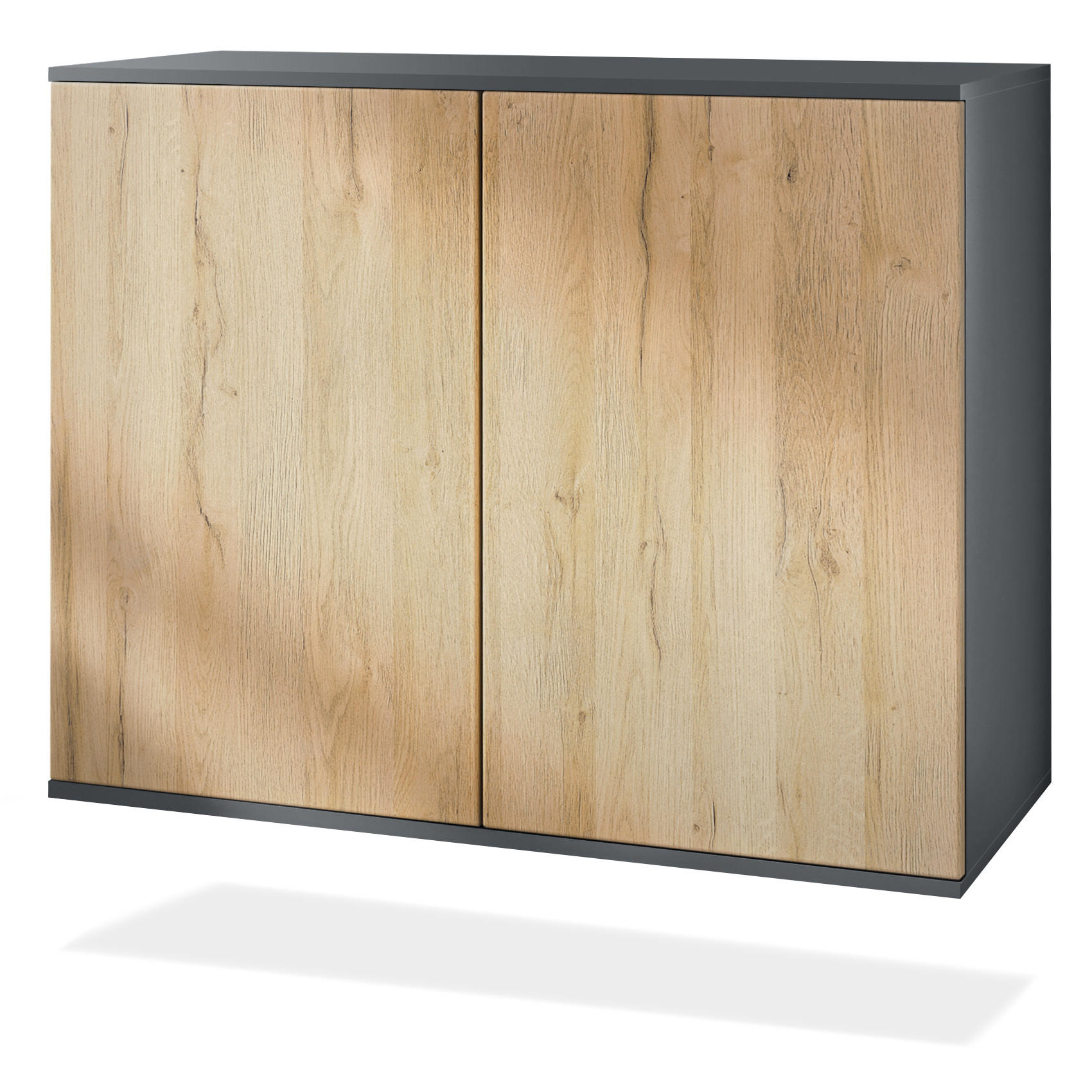 KOMMODE Skadu Eiche Natur - Eichefarben, Holzwerkstoff (92.5/73.5/35cm) - Vladon