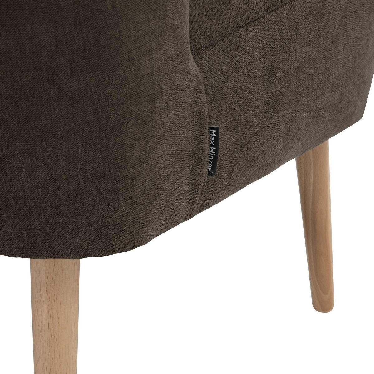 SESSEL Kamle Bezug Flachgewebe Buche natur / schoko - Braun, Kunststoff (68/78/58cm) - 58aufmkessel