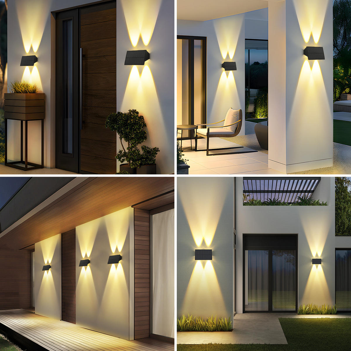 WANDLEUCHTE PYCH 8.5/7.4/14.2 cm - Schwarz, Metall (8.5/7.4/14.2cm) - ZMH