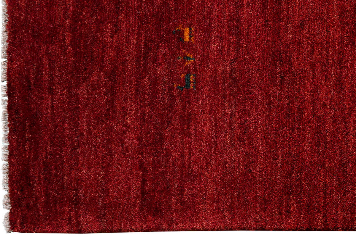 LÄUFER Orient handgeknüpft Rot 220/81 cm Schurwolle - Rot, Textil (81/220cm) - Looma