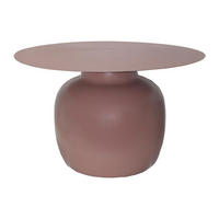 COUCHTISCH - Metall - Taupe - NALITA - Braun, Metall (76/76/46cm) - Vente-Unique