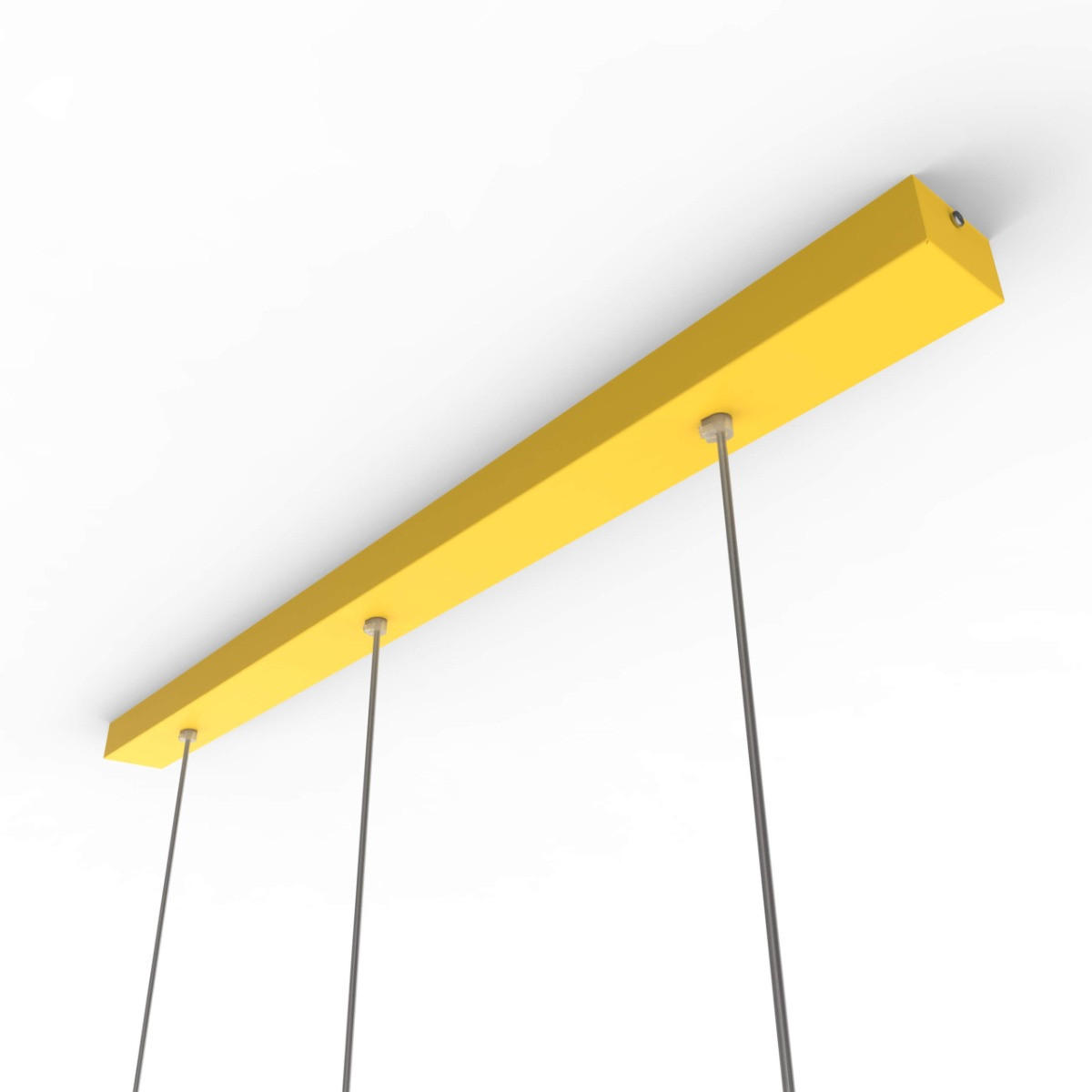 Thumbnail - Lumicom Hängeleuchte, Gelb, Metall, Konisch,Konisch, 100x16x25 cm, Lampen & Leuchten, Innenbeleuchtung, Hängelampen, Pen...