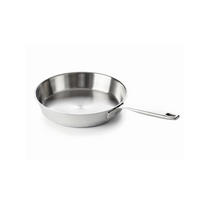 BRATPFANNE Maestro Edelstahl Ø 20 cm – geeignet für alle Wärmequellen – ohne Antihaftbeschichtung - Silberfarben, Metall (1/22/7cm)
