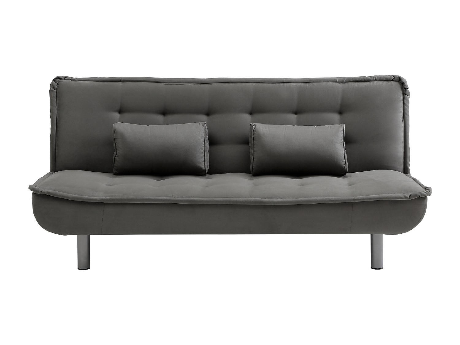 Vente-Unique Schlafsofa Grau 190x89x96 cm