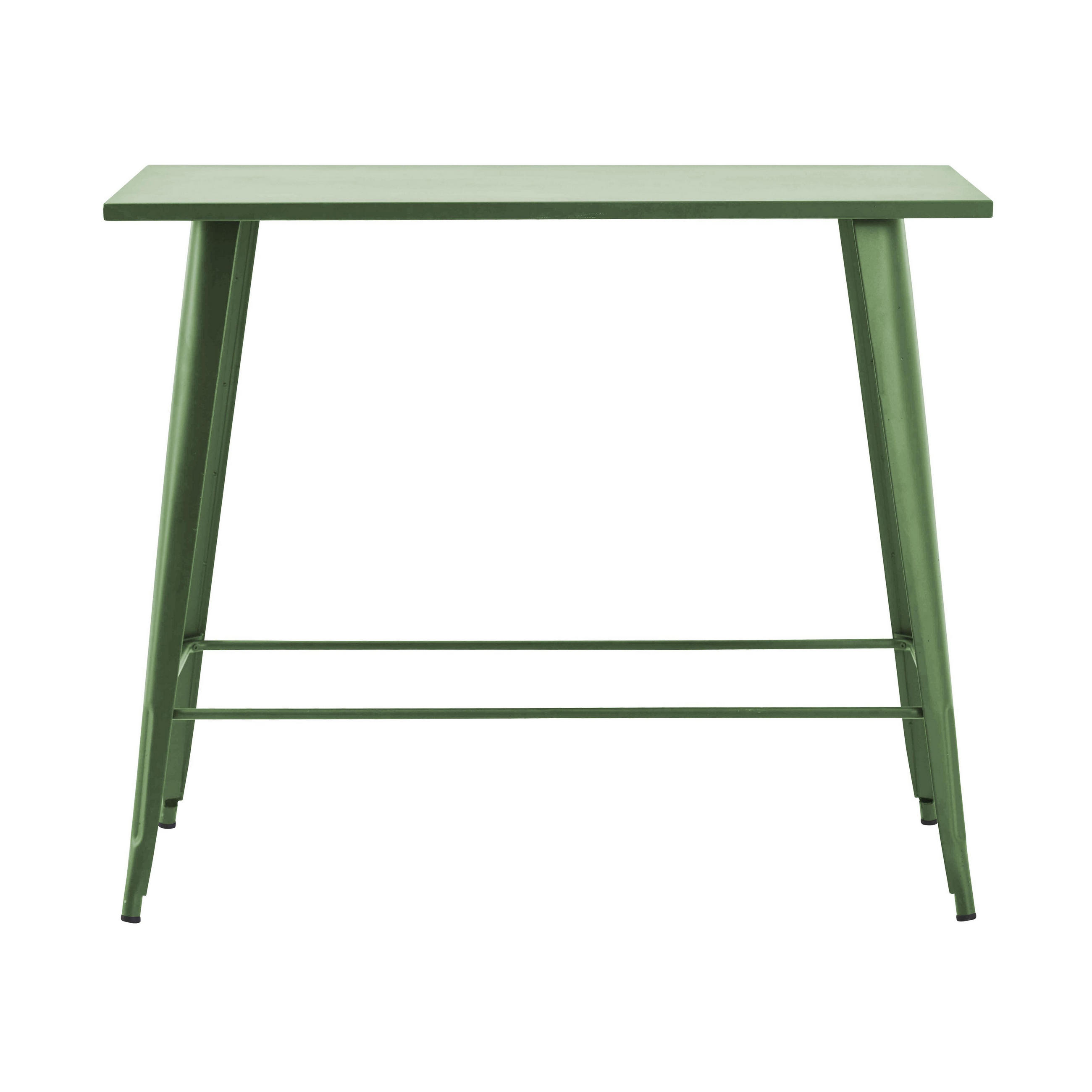 HOCHTISCH, Kaktusgrün - Grün, Metall (120/60/101cm) - Oviala
