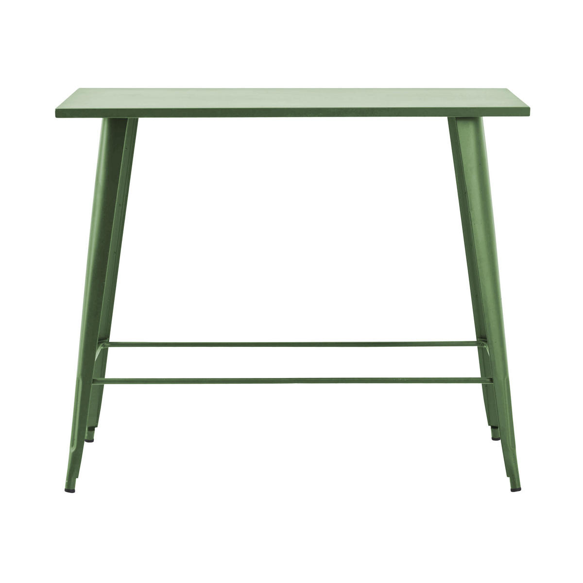 HOCHTISCH, Kaktusgrün - Grün, Metall (120/60/101cm) - Oviala