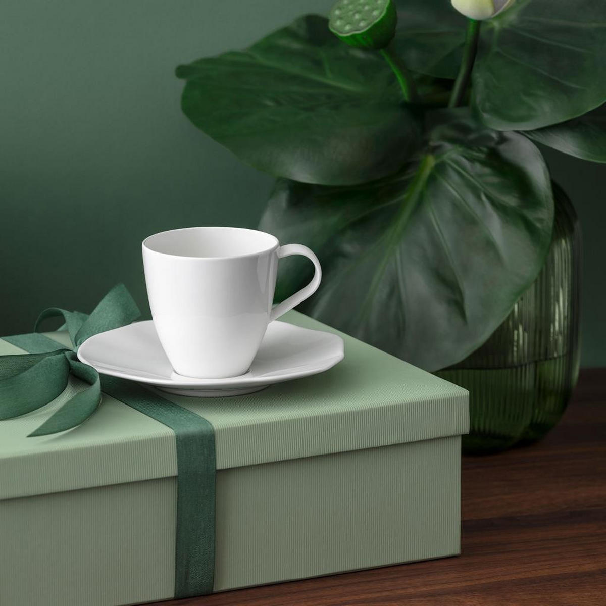 KAFFEETASSEN Pura weiß 150 ml 6er Set - Weiß, Keramik (0.15L) - Villeroy & Boch